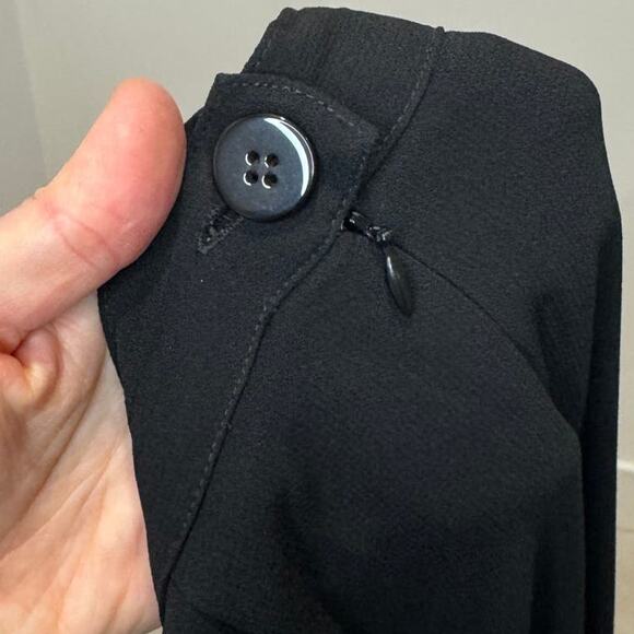 Vintage Talbots Black Wide Leg Pants, Office, Boss, Formal, Work, Made In USA - Picture 6 of 6